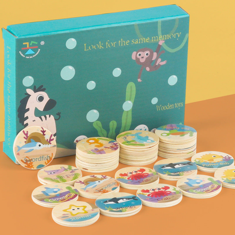Dinosaur Memory Matching Game for Screen-Free Learning