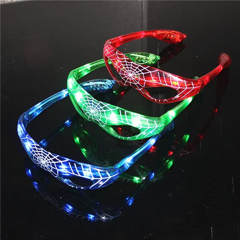 LED Spider-Man Inspired Glasses for Kids' Party Fun