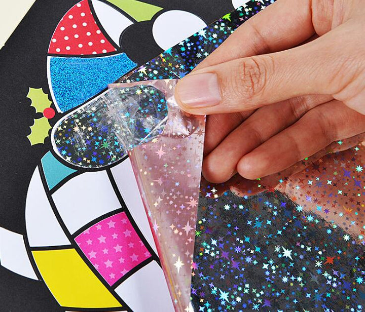 Glitter Transfer Painting Kit for Creative Kids Crafts