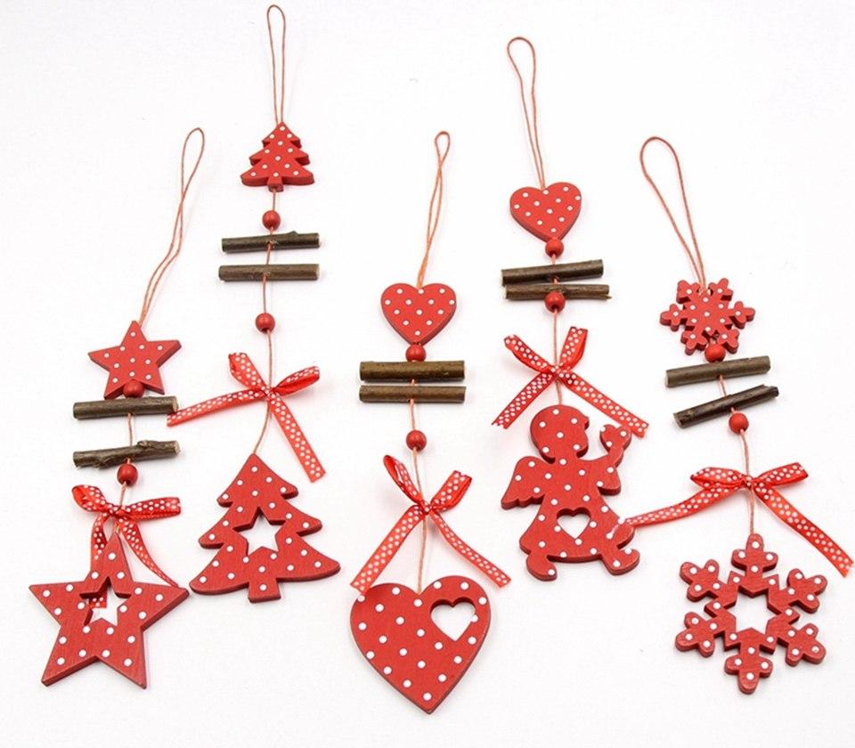Wooden Christmas Ornaments for Rustic Holiday Decor