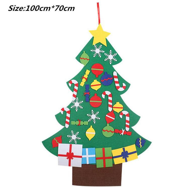Felt Christmas Tree Wall Decor Kids Can Decorate Themselves
