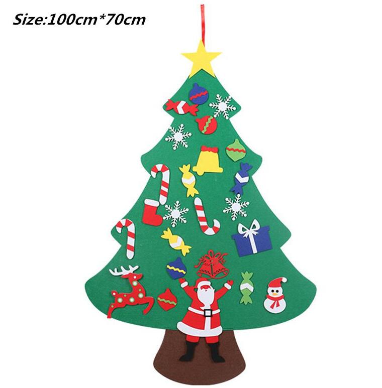 Felt Christmas Tree Wall Decor Kids Can Decorate Themselves