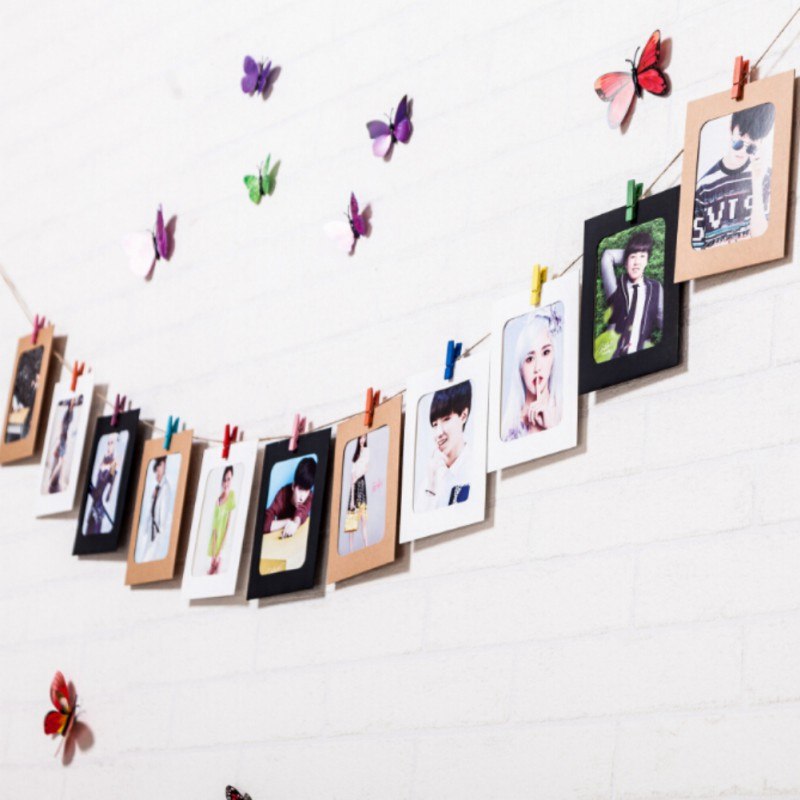 Hanging Photo Display Net for Personalized Wall Decor