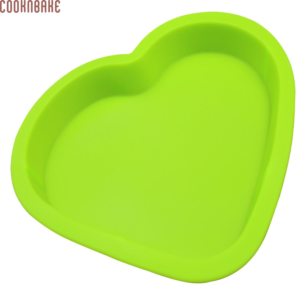 Heart Shaped Silicone Pizza Mold, 28 cm, Easy Release