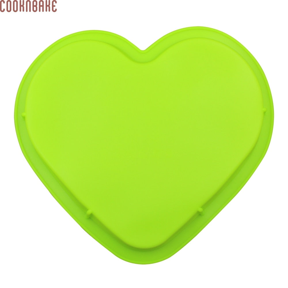 Heart Shaped Silicone Pizza Mold, 28 cm, Easy Release