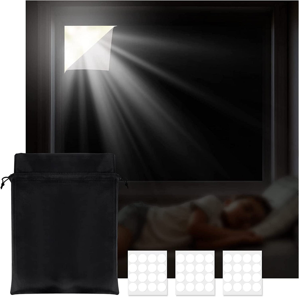 DIY Blackout Travel Curtain – Cut-to-Fit Suction Cup Shade