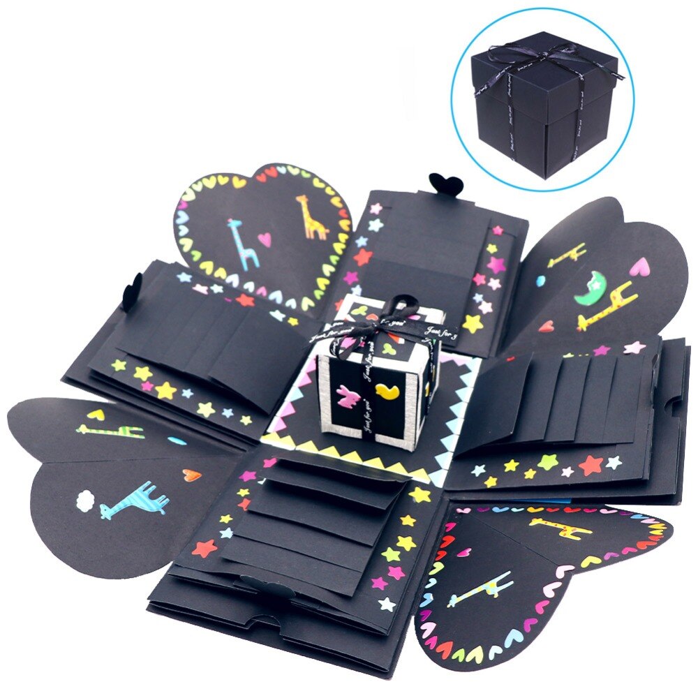 Explosion Box Photo Album Gift for Romantic Memories