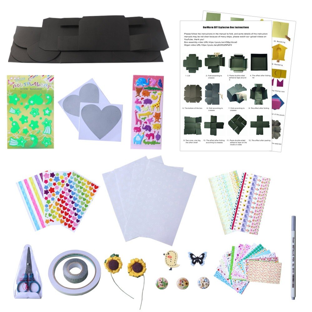 Explosion Box Photo Album Gift for Romantic Memories