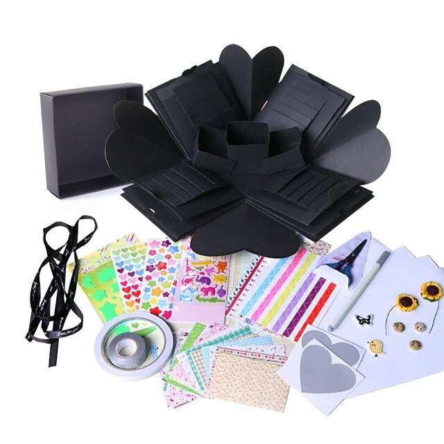 Explosion Box Photo Album Gift for Romantic Memories