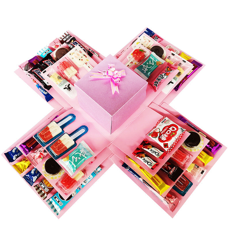 Explosion Gift Box With Butterfly Surprise Reveal