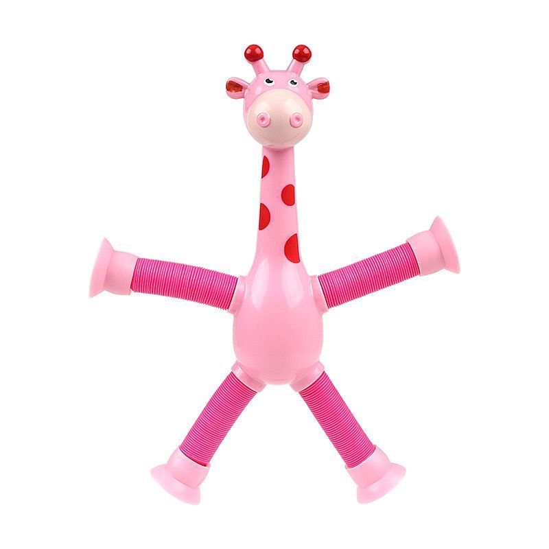 Giraffe Sensory Toy With Suction Cup Screen-Free Play