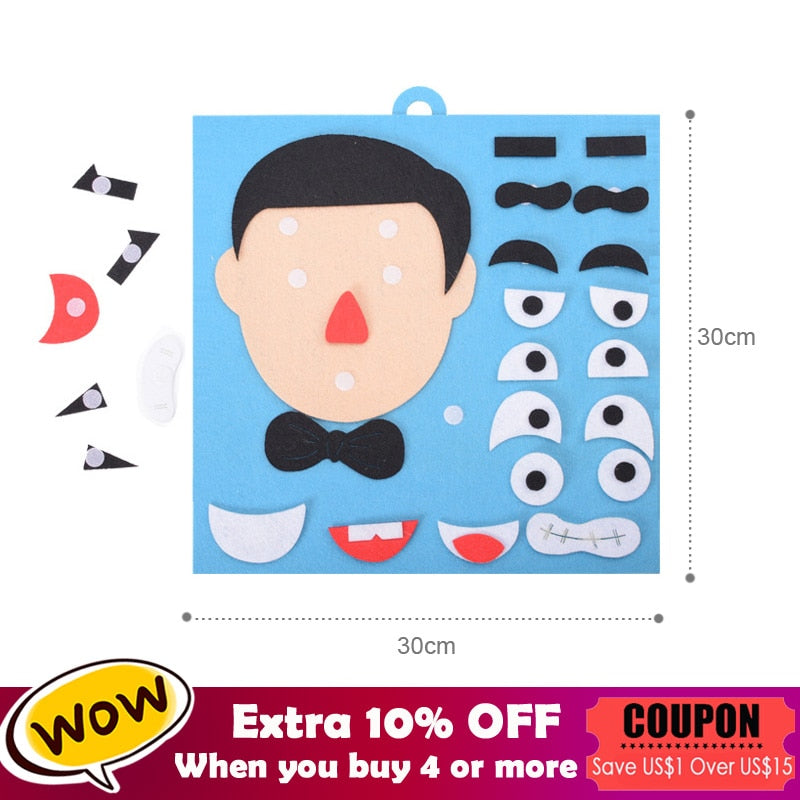 Emotion Puzzle Toy for Kids: Creative Feelings Play