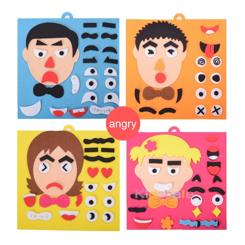 Emotion Puzzle Toy for Kids: Creative Feelings Play