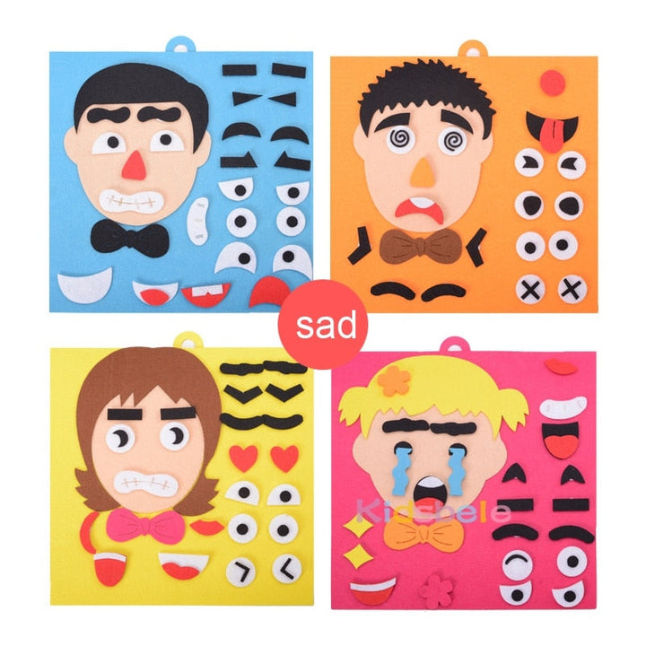Emotion Puzzle Toy for Kids: Creative Feelings Play