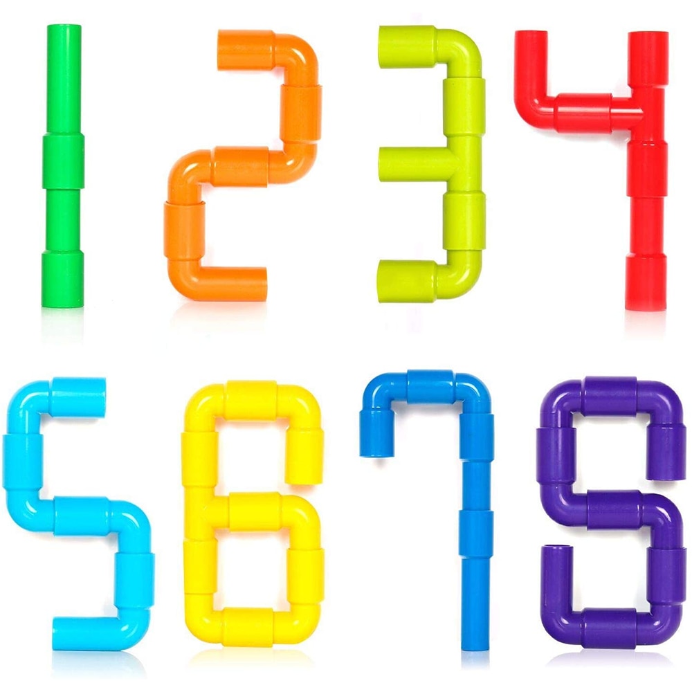 STEM Building Blocks Toy Set for Creative Pipe Play