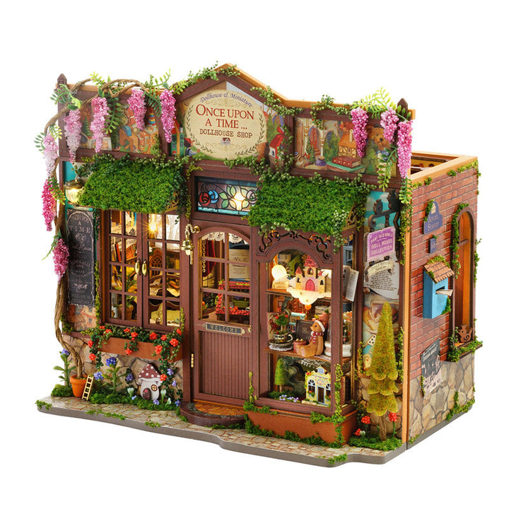 DIY Fairy-Tale Miniature House With Warm LED Lights