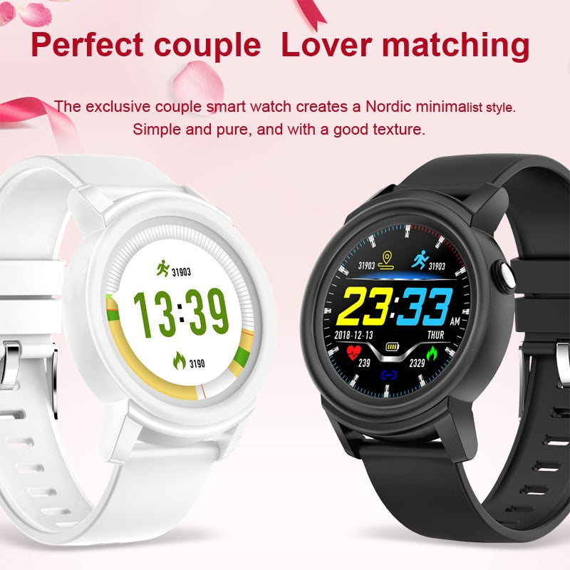 DK02 Round Smartwatch with Heart Rate & Sleep Tracking