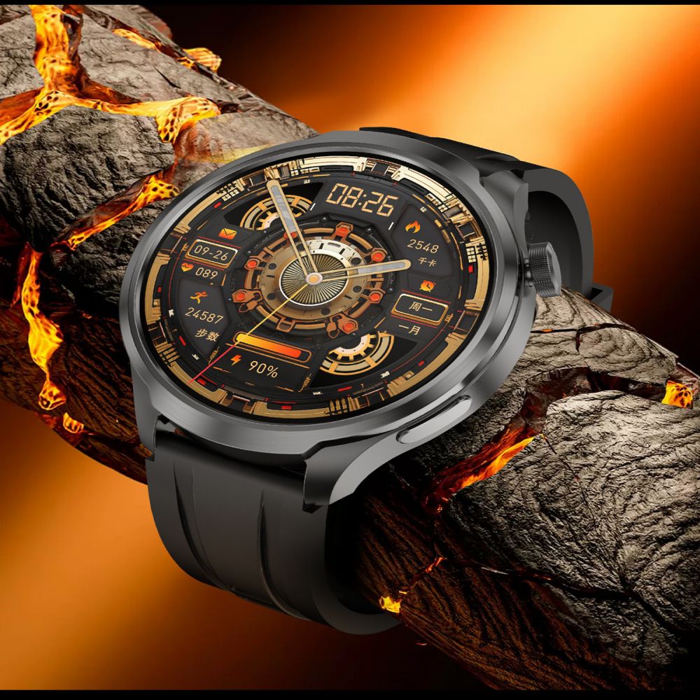 Multi-Sport Smartwatch with Heart Rate and Compass Tracking