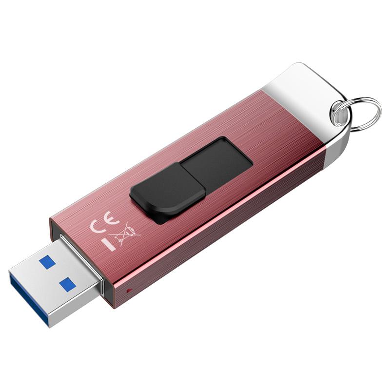 Metal USB 3.0 Flash Drive, Fast 10-60MB/s Transfers