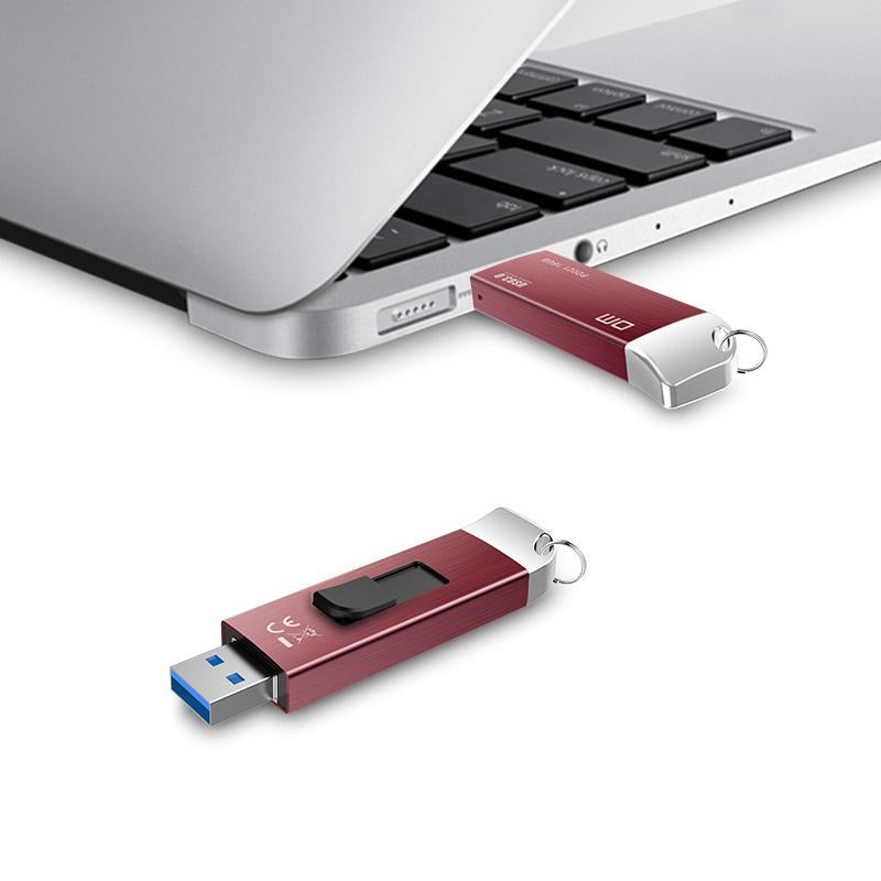 Metal USB 3.0 Flash Drive, Fast 10-60MB/s Transfers