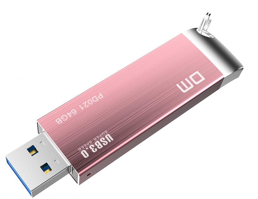 Metal USB 3.0 Flash Drive, Fast 10-60MB/s Transfers