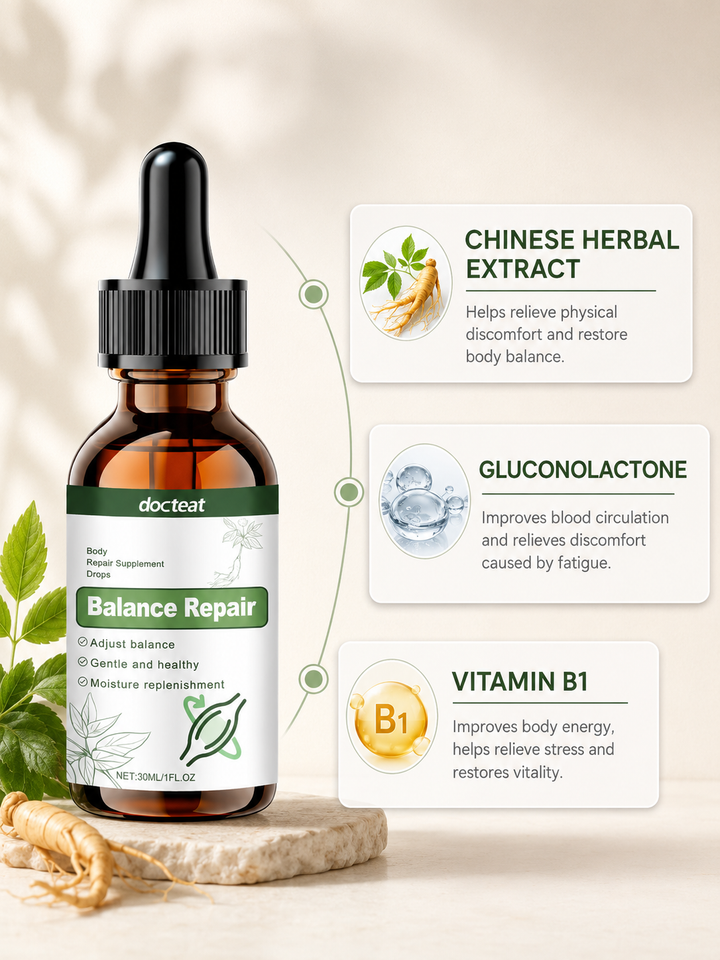 Herbal Leg & Muscle Fatigue Relief Drops | Docteat