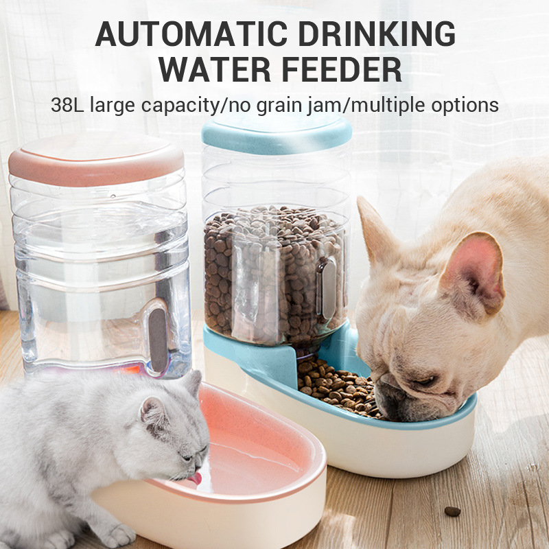 Automatic Pet Feeder & Water Dispenser for Dogs & Cats