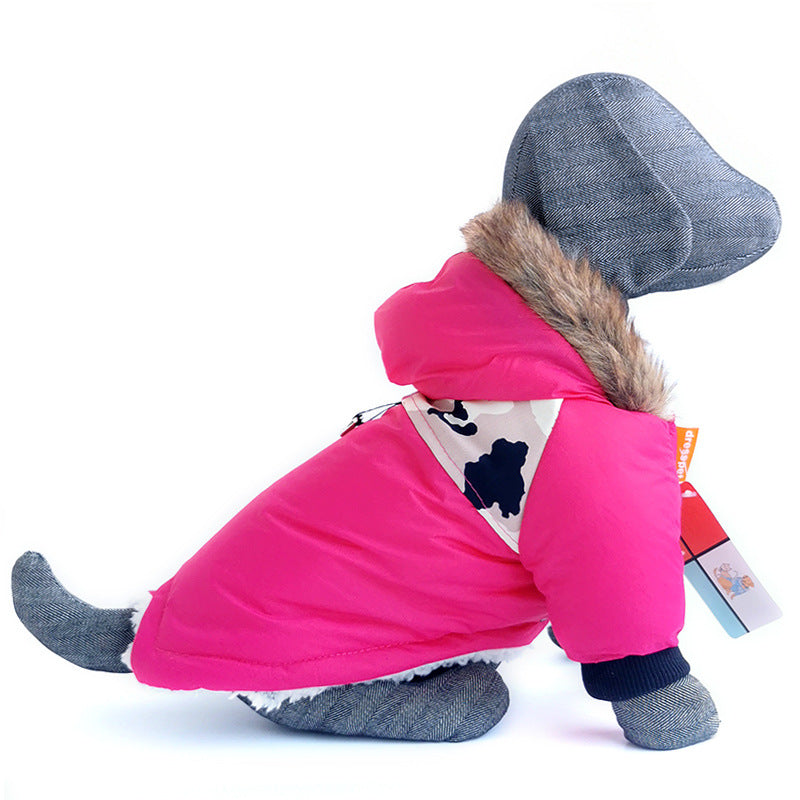 Dog Winter Coat With Hooded Warmth for Cold Walks