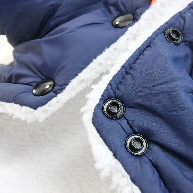 Dog Winter Coat With Hooded Warmth for Cold Walks