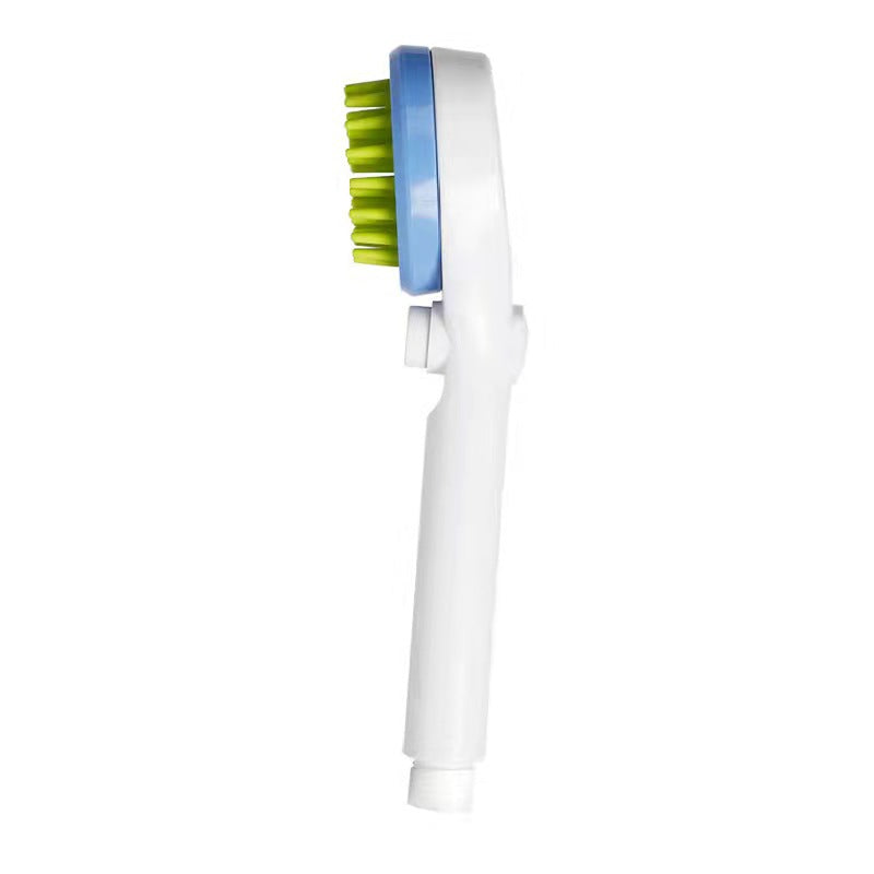 Dog Bath Shower Brush with One-Touch Water Control