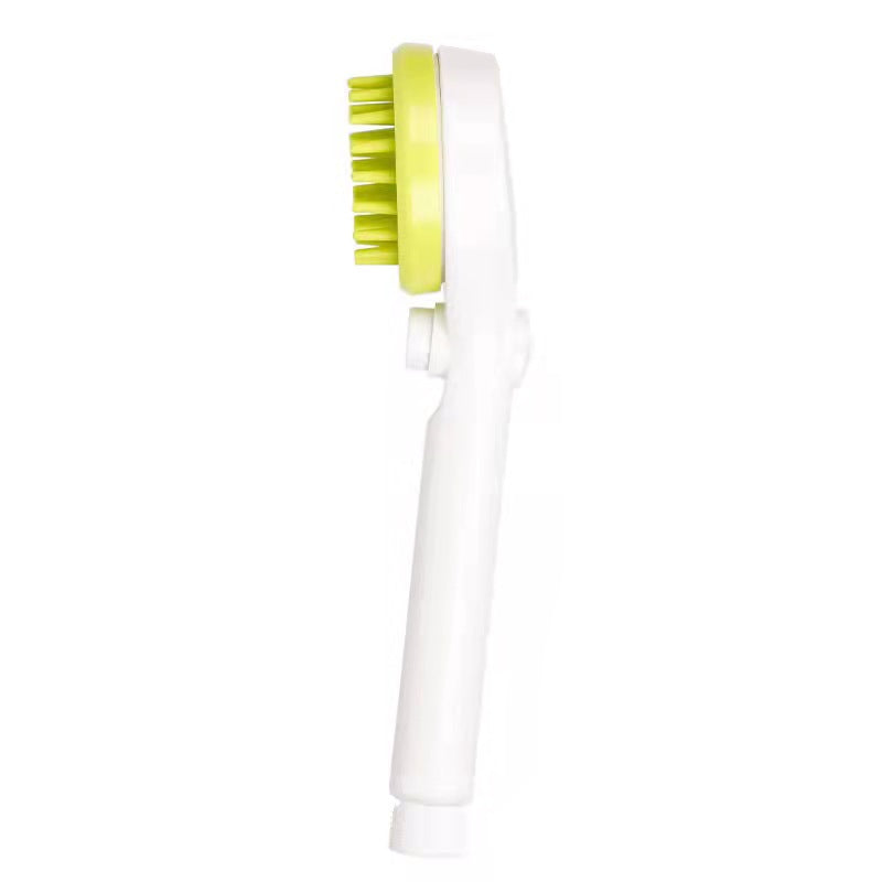 Dog Bath Shower Brush with One-Touch Water Control