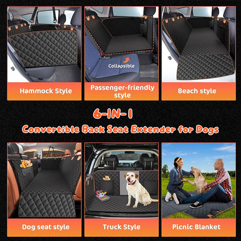 Dog Car Hammock Seat Cover for Waterproof Protection