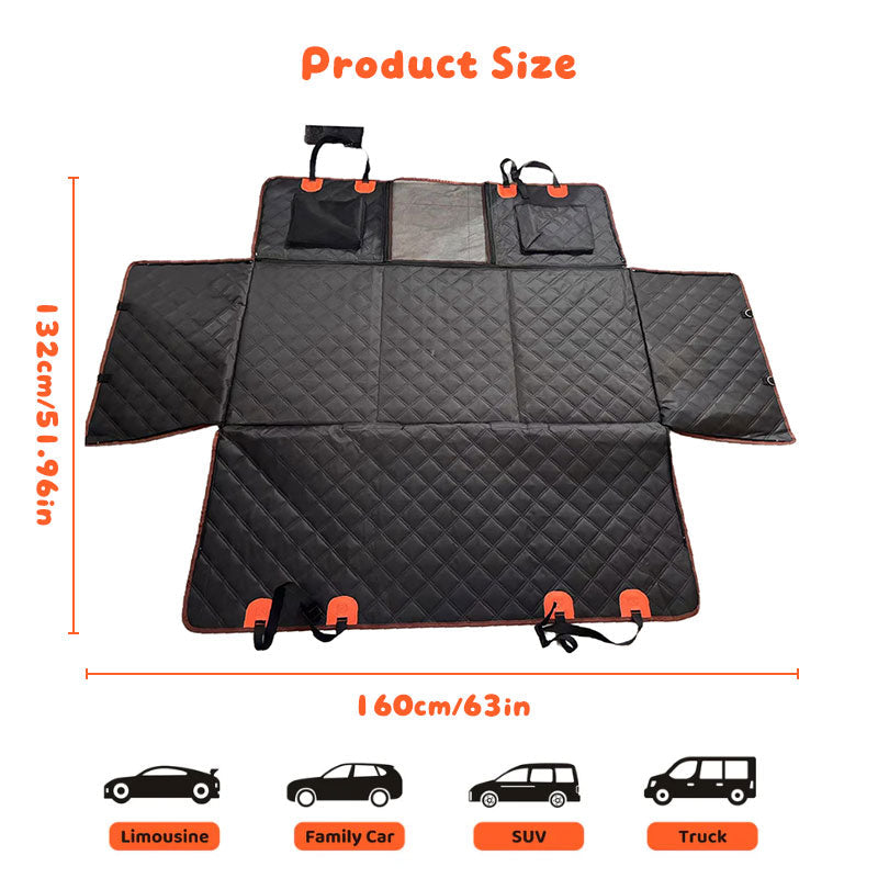 Dog Car Hammock Seat Cover for Waterproof Protection
