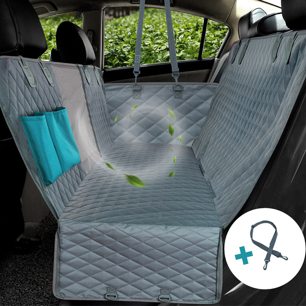 Dog Car Seat Cover With Hammock-Style Seat Protection