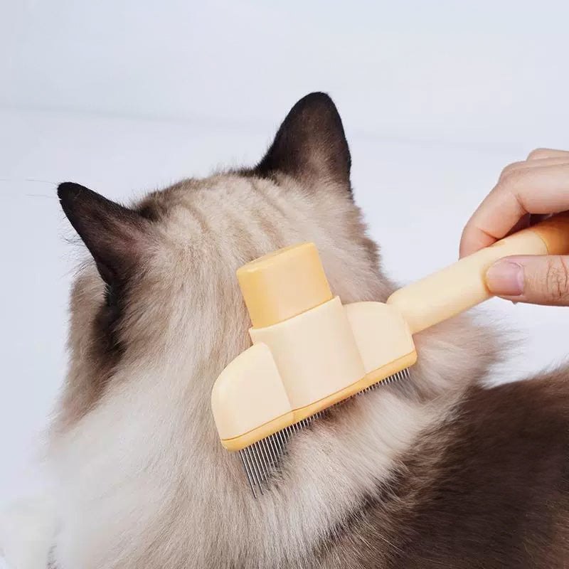 Self-Cleaning Dog & Cat Grooming Brush with Massage