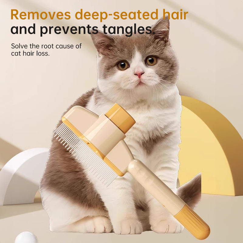 Self-Cleaning Dog & Cat Grooming Brush with Massage