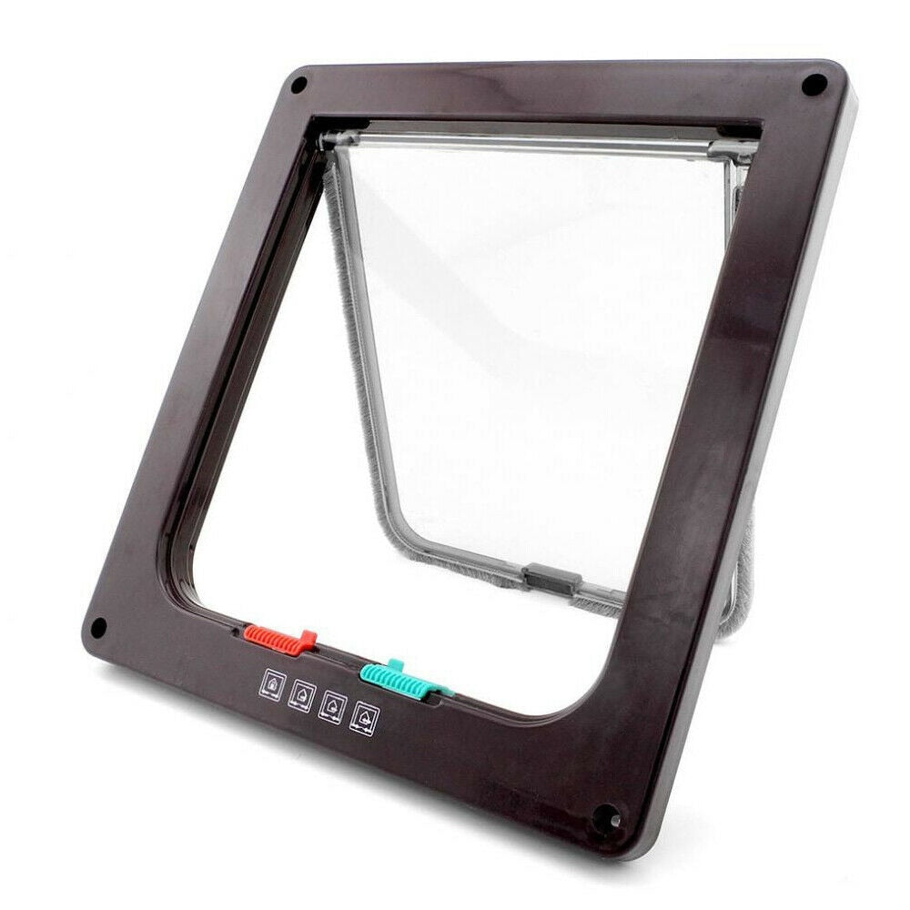 Pet Door With Four-Way Security Lock for Safer Access