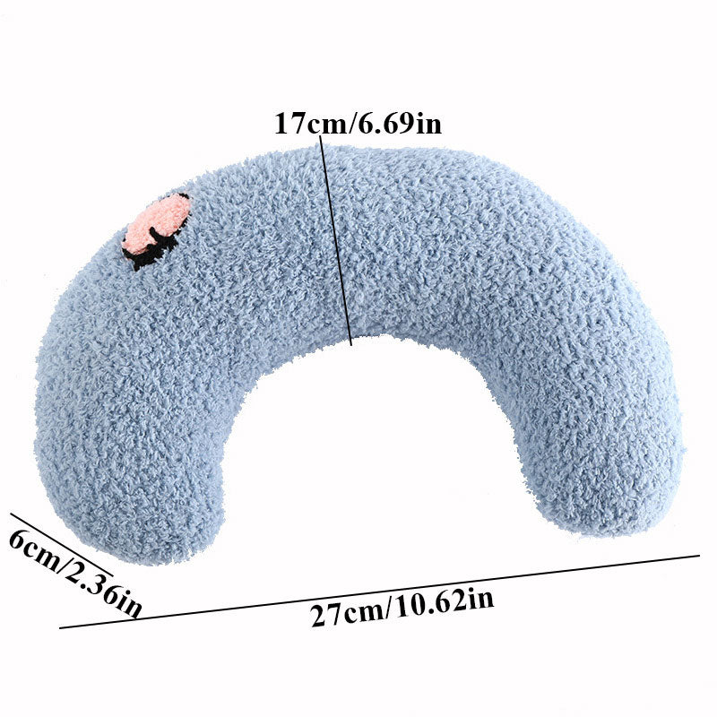 U-Shaped Pet Pillow for Cozy, Supported Daily Sleep