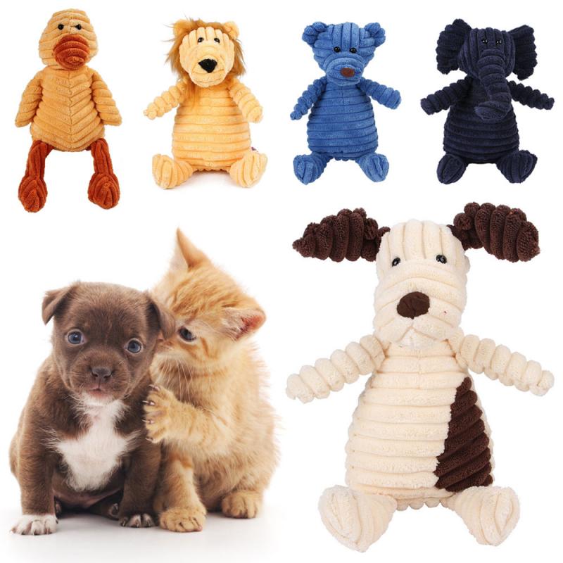 Plush Squeak Dog Toy for Interactive Puppy Playtime