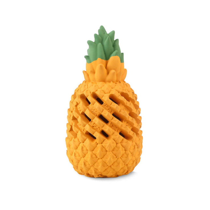 Pineapple Dog Chew Toy for Treats and Daily Enrichment