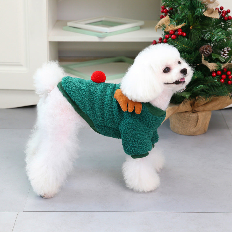 Small Dog Christmas Sweater for Cozy Winter Walks