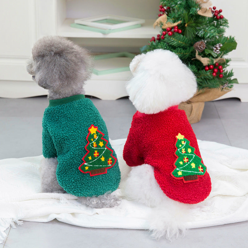 Small Dog Christmas Sweater for Cozy Winter Walks