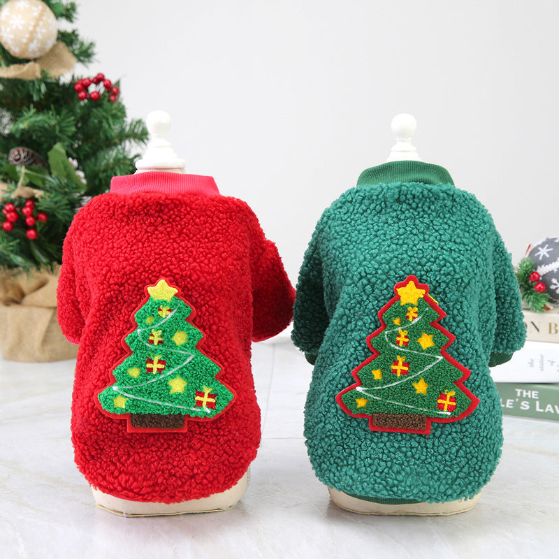 Small Dog Christmas Sweater for Cozy Winter Walks