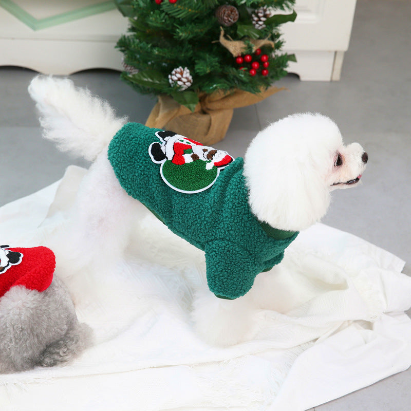 Small Dog Christmas Sweater for Cozy Winter Walks