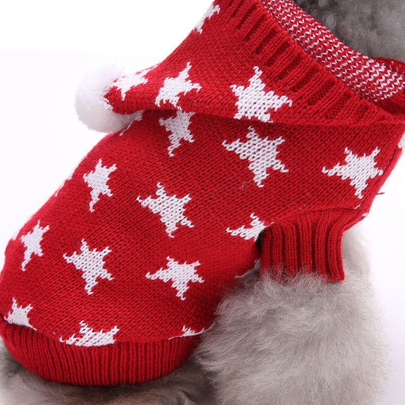 Dog Christmas Sweater for Cozy Holiday Walks & Photos