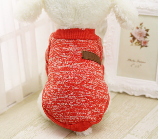 Small Dog Sweater for Warm, Cozy Winter Walks & Lounging