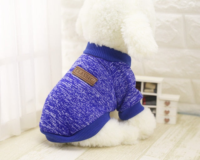 Small Dog Sweater for Warm, Cozy Winter Walks & Lounging
