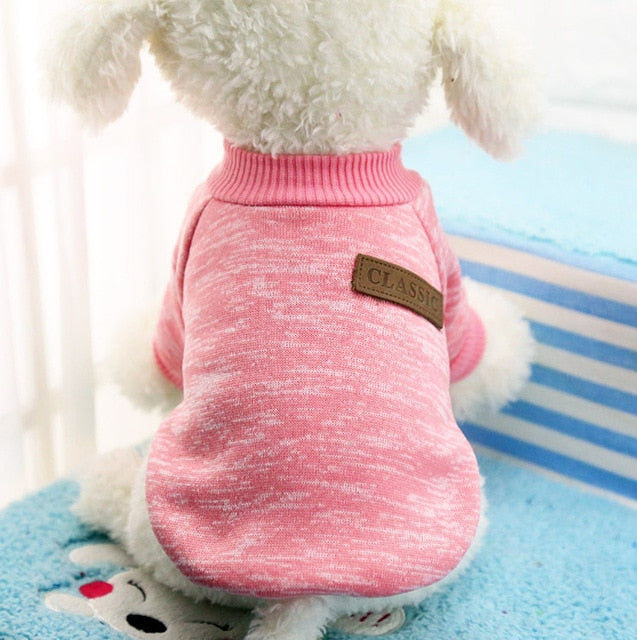 Small Dog Sweater for Warm, Cozy Winter Walks & Lounging