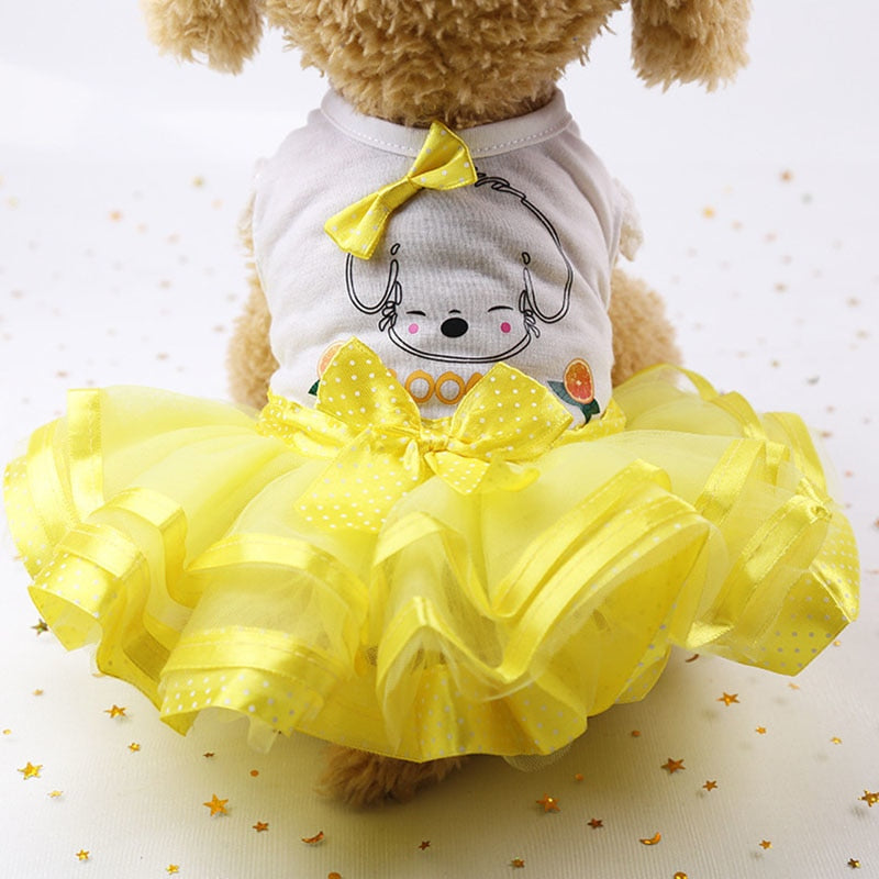 Dog Tutu Dress for Small Dogs, Princess Photo Outfit