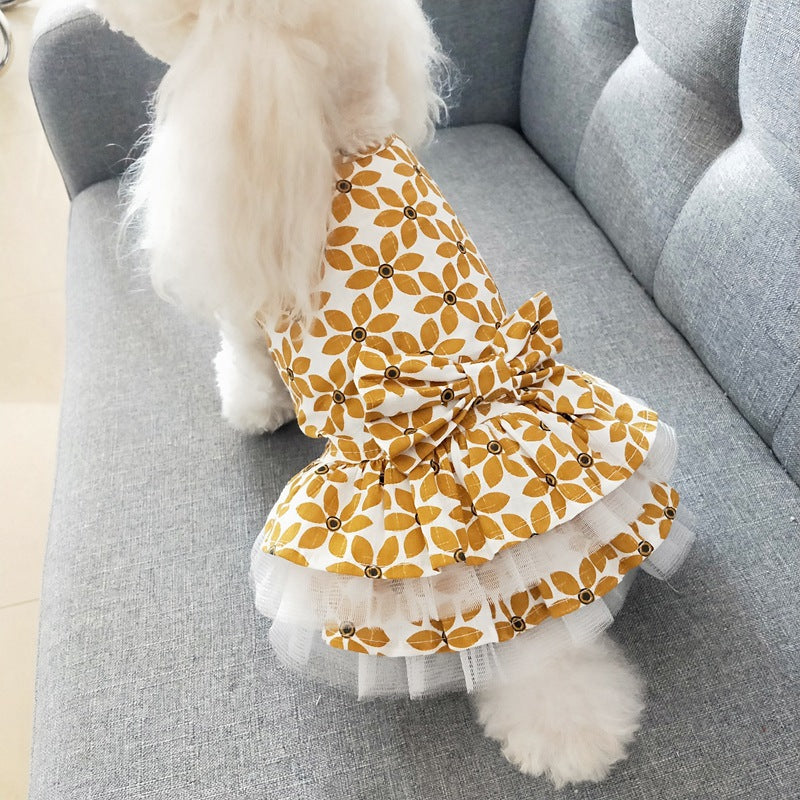 Small Dog Tutu Dress – Lightweight Summer Pet Outfit